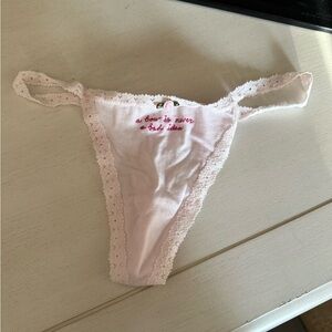 VS PINK LoveShackFancy v string g string thong panty